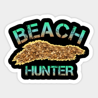 Beach Hunter metal detecting Sticker